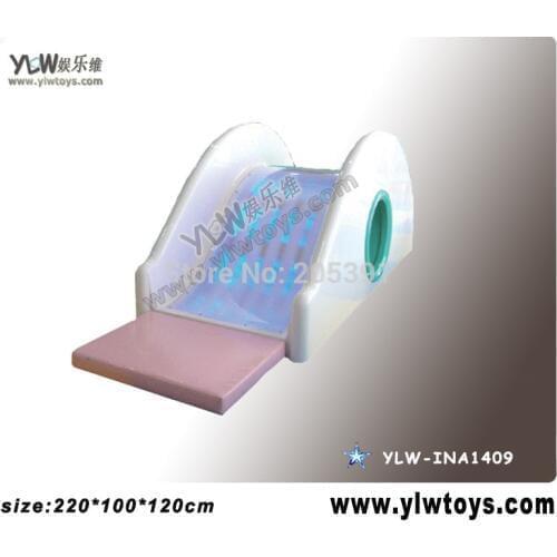 Amusement playground for kids play center,water slide with light