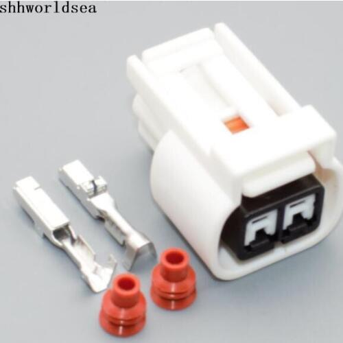 Shhworldsea 2/5/30/100set 2.0mm 2pin for Chevrolet Cruze Steering Light Plug auto wire harness waterproof connector
