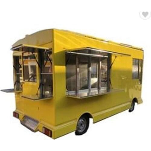 4.2m length food cart mobile food truck ice cream food cart food trailer can be customized