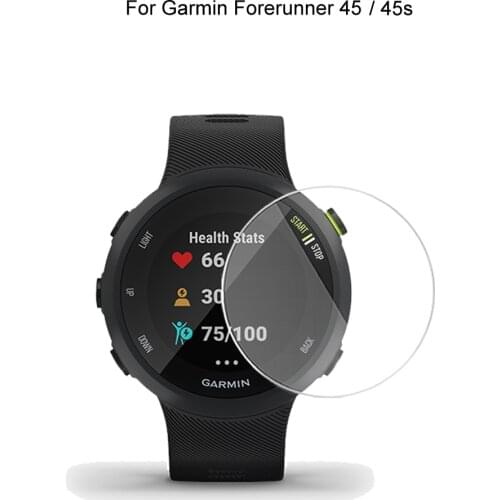 For Garmin Forerunner 45 45s Smart Watch Screen Protector Protective Tempered Glass Film Explosion-proof