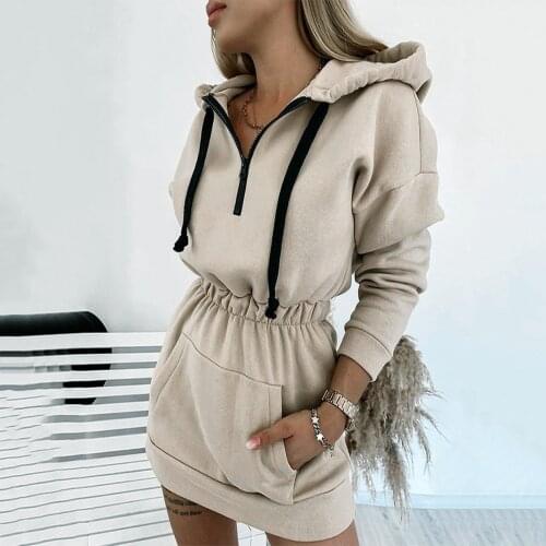 2021 Ladiess Autumn Winter Warm Shoulder Womens Long Sleeve Clothing new spring fashion women clothes Dresses новая весенняя