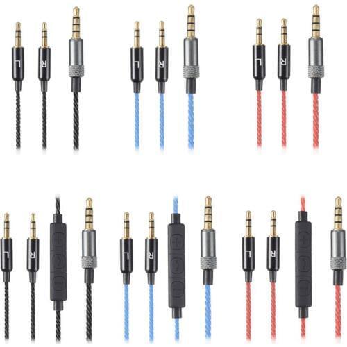 1 PC Flexural Replacement 1.2m Audio Cable For Sol Republic Master Tracks HD V8 V10 V