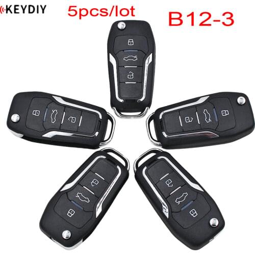 5pcs/lot B12-3 Universal B-Series For KD900/KD900+/URG200/KD-X2 Remote Control 3 Button Key F Style