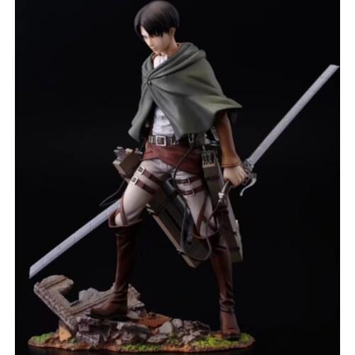 Anime Attack on Titan Levi 1/8 PVC Action Figures Model Toy 20cm