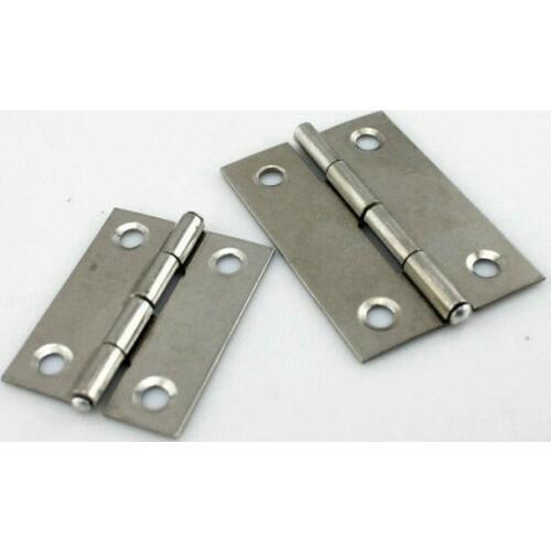 HQ Folding Type 10Pairs/Lot Door Hardwares Stainless Steel 55MM Length Door Hinges