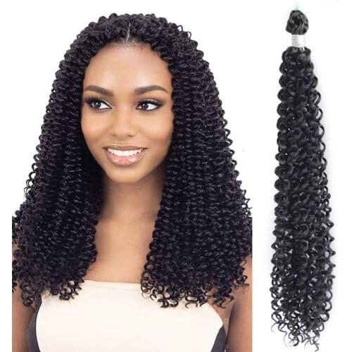Freetress Water Wave Synthetic Crochet Braiding Hair Extensions Fake Bulk Hair For Crochet Braids Synthetic Hair Hook Braids