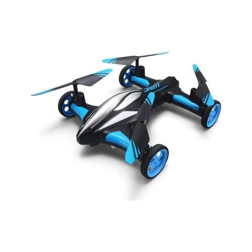 JJRC Drone Childrens Toys Land and Air Dual-use Mini Rolling Remote Control Quadcopter HD Aerial Stunt Drone