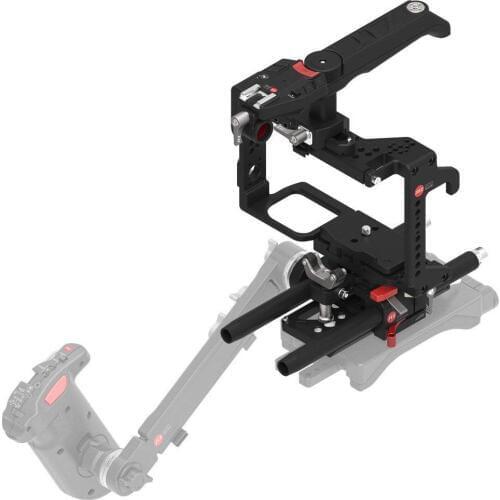 JTZ DP30 Cage Baseplate Rig Top Handle for Panasonic Lumix GH3 GH4 GH5 GH5s DSLR Camera, Zoom/Focus/REC Start/Stop