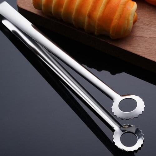 Kitchen Tong Stainless Steel Long Food Tong Serving Tong Bread Clip Cooking Tool Kitchen Cooking Salad Serving BBQ Tongs