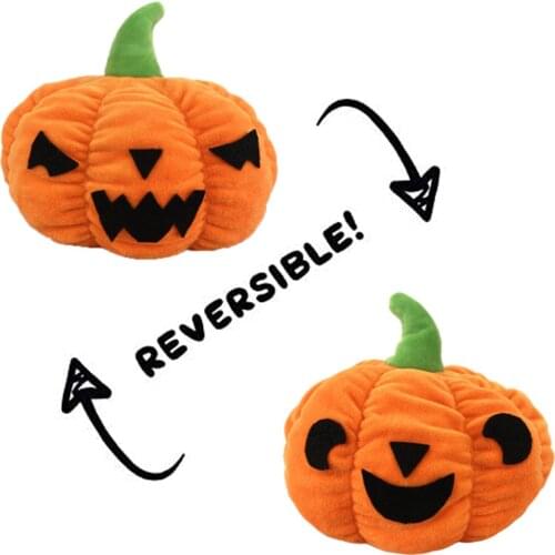 Stuffed Toys Halloween Pumpkin Shaped Dolls Plush Toys Throw Pillow Nice Gift for Girlfriend Wife 20cm