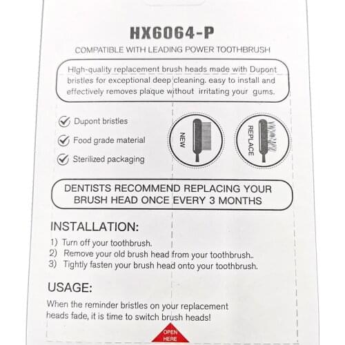 32PCS HX6064 Electric ToothBrush Heads For Replace PH Soni care Flex Care Diamond Clean HX6930 HX9340 HX6950 HX6710 HX9140