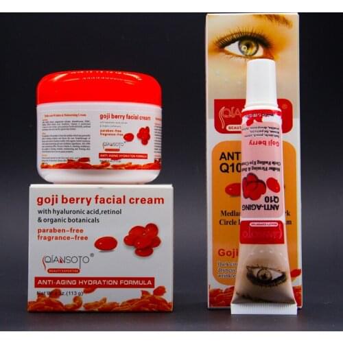 2Pcs Original Goji Berry facial cream 100g Goji cream to rejuvenate skin whitening Anti wrinkle anti aging wolfberry eye cream