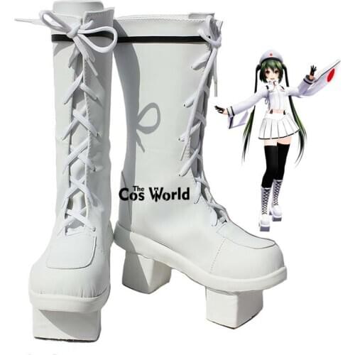 Vocaloid Senbonzakura Miku Anime Customize Cosplay Shoes Boots