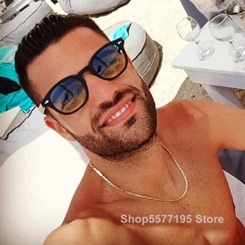 2020 Sunglass Men Shades Brand Designer Sun Glasses Women Johnny Depp Rivet Eyewear Candy Color Sunglasses Female UV400