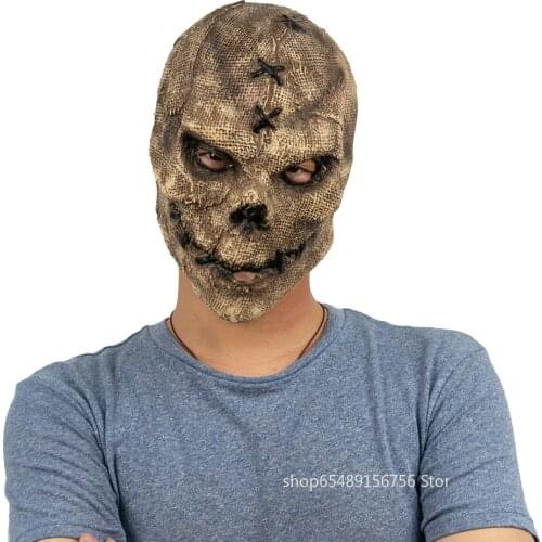 Horror Killer Skull Mask Cosplay Scary Skeleton Latex Adult Masks Helmet Halloween Christmas Carnival Gifts Party Costume Props