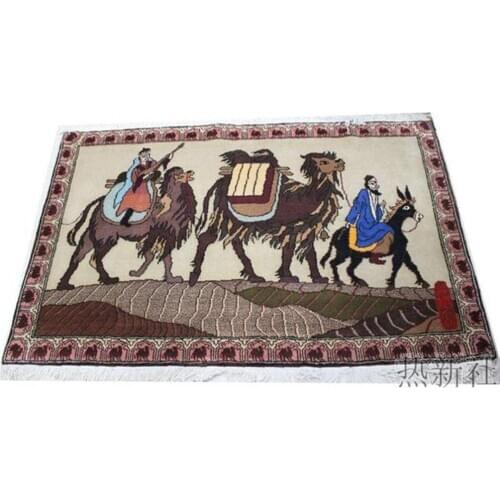 Xinjiang Hetian handmade wool tapestry silk print boutique Hetian tapestry