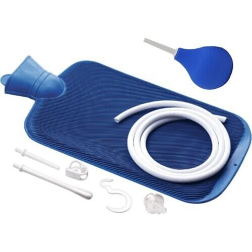 2000ml Non-Toxic Enema Bag Kits Gravity Feeding Cleansing Enema Bags Reusable Anal Enema Irrigator Shower Douche for Men Women