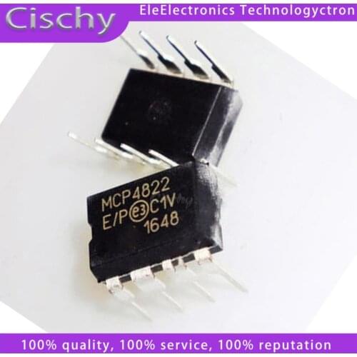 5pcs/lot MCP4822-E/P MCP4822-EP MCP4822E/P MCP4822EP MCP482 DIP-8