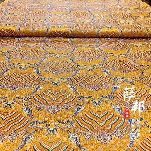 50cm * 75cm / Piece, Fushan Silk Blended Cloth, Clothing, Cheongsam, Table Flag, Curtain, Pillow Fabric, DIY Handmade Material