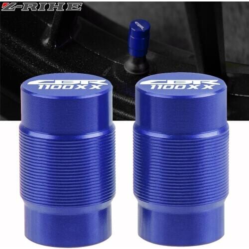 For HONDA CBR 1100XX CBR1100XX CBR 1100 XX 1997-2007 Motorcycle Aluminum Accessorie Wheel Tire Valve Stem Caps Airtight Covers