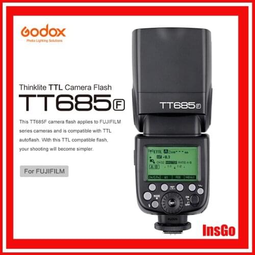 Godox TT685 TT685C TT685N TT685S TT685F TT685O TTL HSS Camera Flash Speedlite for Canon Nikon Sony Fuji Olympus Camera