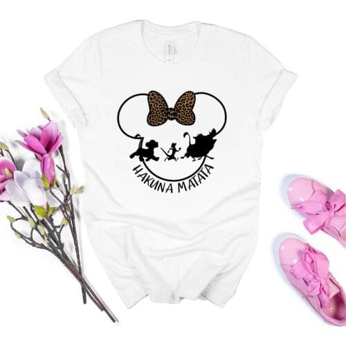 Hakuna Matata Shirts Animal Kingdom Unisex Tees Animal Kingdom Family T-Shirt Cute Plus Size Tops