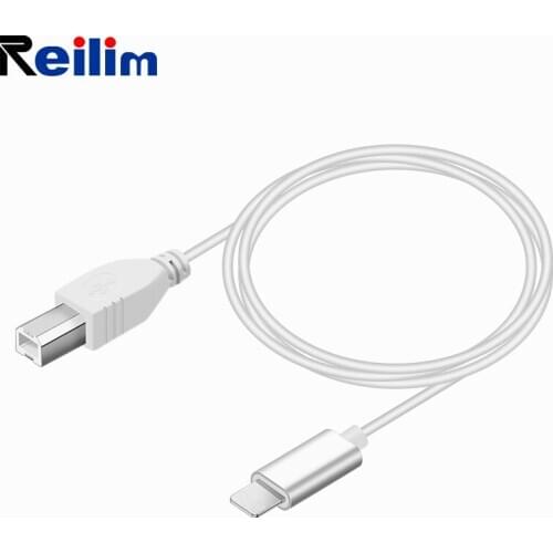 Reilim OTG Cable for IPhone OTG To MIDI USB Instrument Keyboard Adapter for iPhone ipad Electric Piano Connector Drum USB CABLE