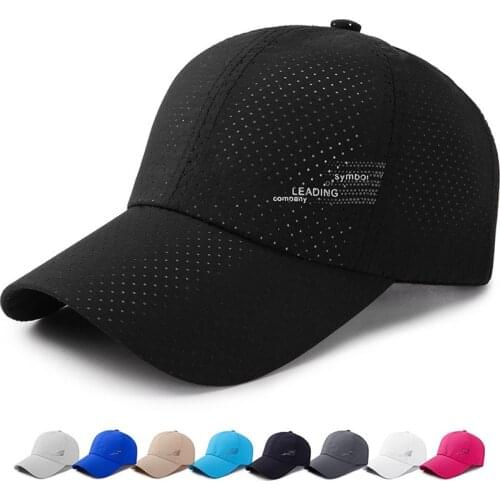 Summer New Men Women Outdoor Sports Ultra-Thin Breathable Quick-Drying Baseball Cap Casual On Foot Mountaineering Hat Letter E13