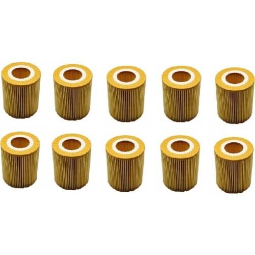 10pcs Oil Filter for BMW E60 E61 E84 E85 E90 E91 E92 E93 128i 135i 323i 325i 328i 523i 525i 530i X1 X3 X5 Z4 11427566327 PH57
