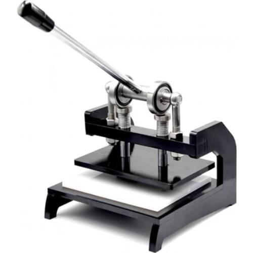 Multi-function manual press manual knife die cutting machine leather cloth cutting machine punching machine embossing machine