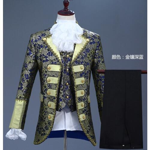 2019 New mens clothing Fashion GD wear formal dress Imperial court suit dance bling suit jacket stage singer costumes