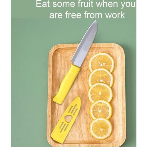 New Fruit Knife Thicken Stainless Steel Cut Vegetable Sushi Tool Home Kitchen Knives Cooking Tools Outdoor Camping Supplies