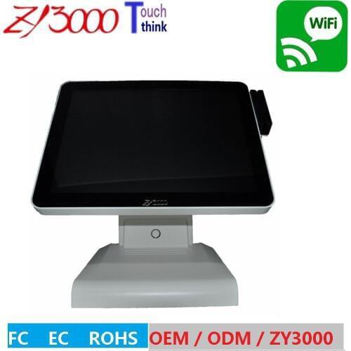 2020 New Style 15 inch Factory Price Touchscreen cash register restaurant With MSR card reader