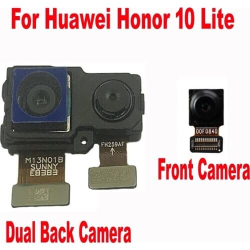 Original Front Small Facing Camera Flex Cable For Huawei Honor 10 Lite HRY-AL00 HRY-TL00 Big Main Rear Back Camera Parts
