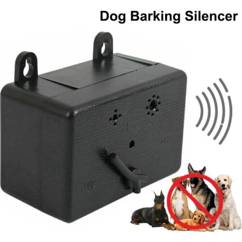 Outdoor Dog Repeller Anti-Barking Ultrasonic Bark Suppressor Automatically Detect dog Barks Anti-Noise Pet Dog Training Device