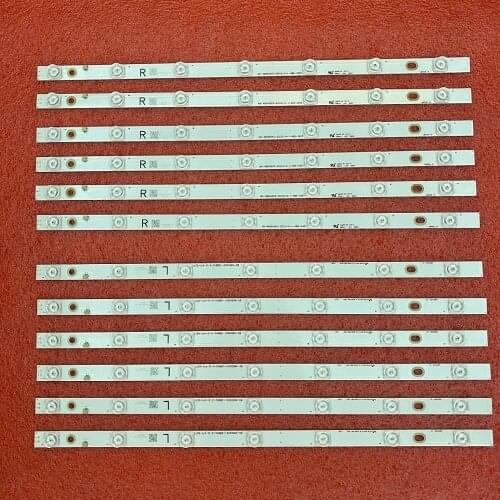 5set=60pcs LED backlight strip for TX-48AS640B TX-48AX630B TX-48AX630E TX-48AXW634 480TV05 480TV06 V2 R L