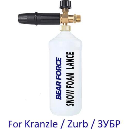 Foam Generator Snow Foam Lance Foam Bottle Sprayer Car Clean Foam Wash Soap Gun Nozzle for Kranzle Zurb Bison Pressure Washer