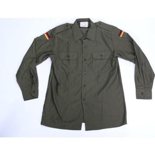 German flag light cotton pockets vintage shirt