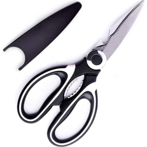 Durable Stainless Steel Kitchen Scissors Protect Sleeve Shredded Chopped Scallion Cutter Cut Tools Fast shipping from Russia