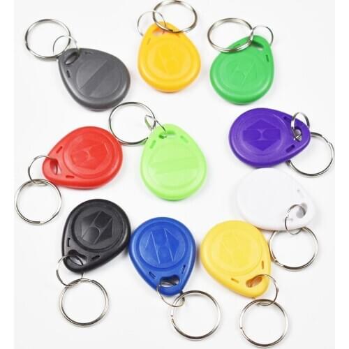 RFID key fobs 125KHz EM4305 T5577 proximity ABS tags read and write rewritable duplicator copier access control