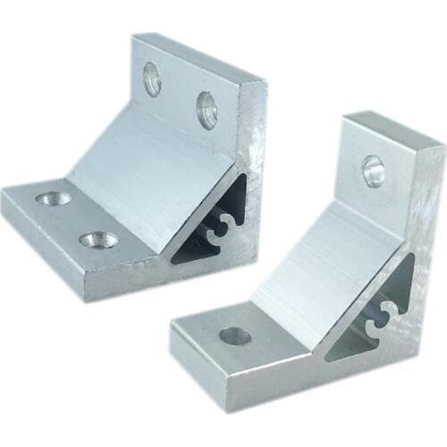 1PC 90 Degree Aluminium Angle Corner Joint Bracket for 2020 3030 4040 4545 5050 Series Aluminum Profile
