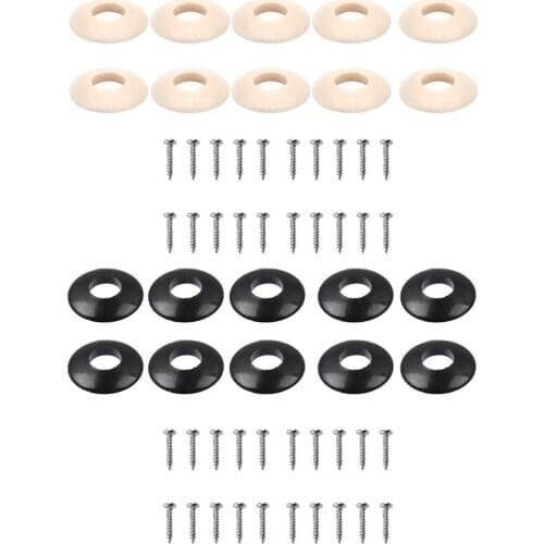 10 pcs Plastic Washers for Semi-closed Tuning Pegs for Guitar Tuners Machine Head Buttons