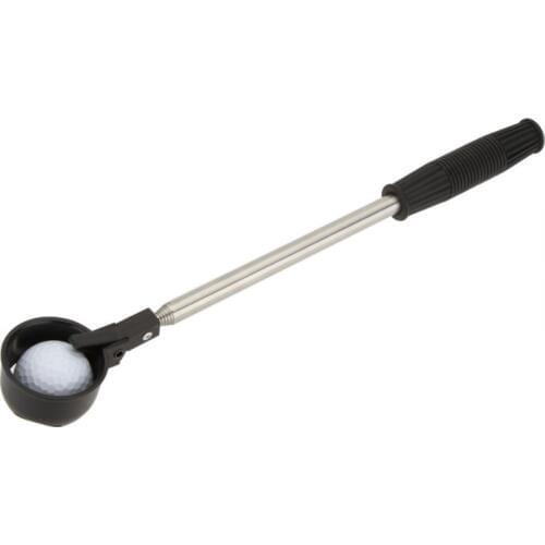 2M Golf Ball Pick Up Portable Telescopic Stainless Steel Shaft Scoop Retriever Drop Ship