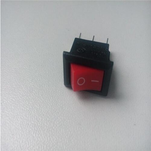50pcs rocker switch KCD1-11 250V 3A 3 pin 2 gear KCD11 10*15mm ON-ON for Power switch with waterproof cover dust cover soft