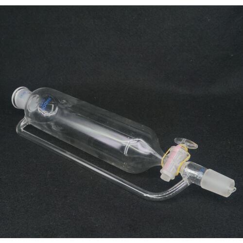 500ml 24/29 Joint Lab Pressure Equalizing Drop Funnel Column With Glass Stopcock