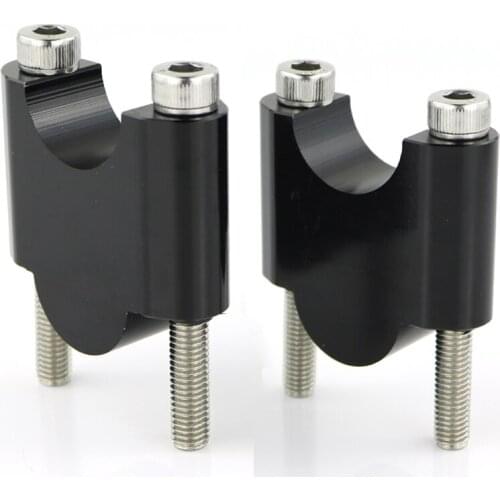 7/8" 22mm Motorcycle Mounting Handlebar Fat Bar Risers For Kawasaki Versys-X 250 300 KLE500 ER-5 Z125 Z250 KX65