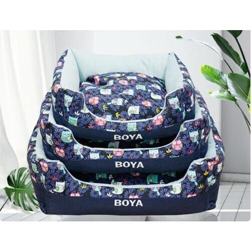 Large_ Pet Dog Bed Warming Dog House Soft Material Dog Baskets Fall and Winter Warm Kennel For Dog Cat Puppy Plus size