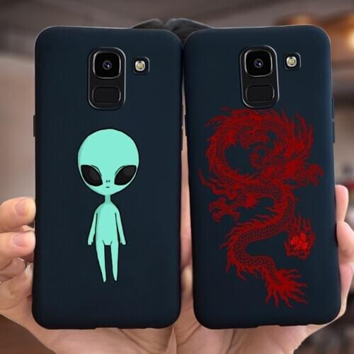 For Samsung J6 2018 Case J600F Soft Slim Luxury Black Fashion Phone Case For Samsaung Galaxy J6 Plus J6+ J610F Back Cover Bumper