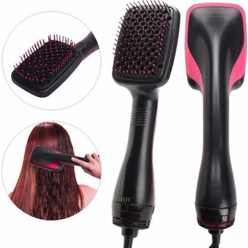 Hair Dryer Brush One Step Hair Dryer Volumizer Salon Blower Hot Air Brush Professional Blow Dryer Comb Hair Straightener Brush