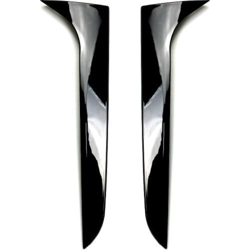 Gloss Black Rear Tail Window Side Spoiler Wing For Audi A4 B8 Travel Edition Allroad Avant 2009-2016 Car-styling Accessories DIY